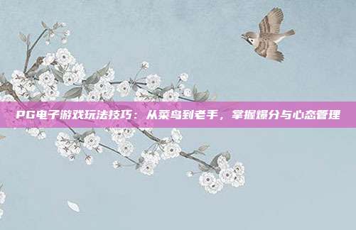 PG电子游戏玩法技巧:从菜鸟到老手,掌握爆分与心态管理