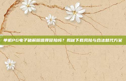 单机PG电子破解版值得冒险吗?揭秘下载风险与合法替代方案