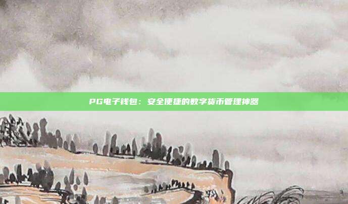 PG电子钱包:安全便捷的数字货币管理神器